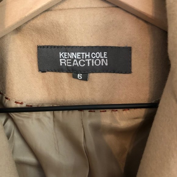 Kenneth Cole camel trench coat - Picture 2 of 3